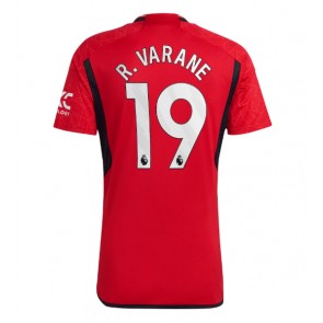 Maillot de foot Manchester United Raphael Varane #19 Domicile 2023-24 Manches Courte
